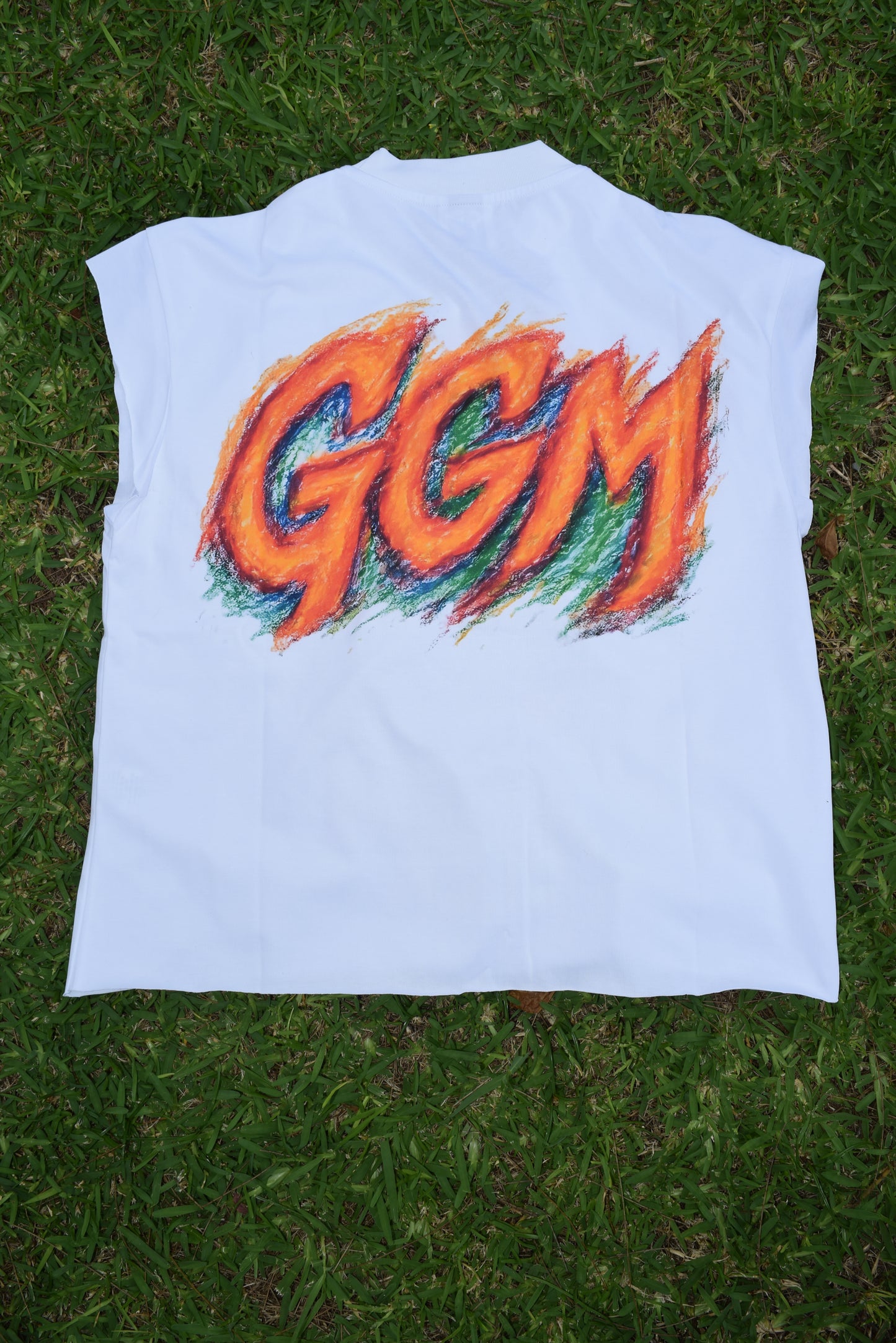 White Holy Grills Cutoff